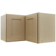 Fabuwood Galaxy Natural Oak WPC2415 Wall Corner Pie Cabinet, Front View