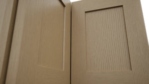 Fabuwood Galaxy Natural Oak WPC2415 Wall Corner Pie Cabinet, Detail View