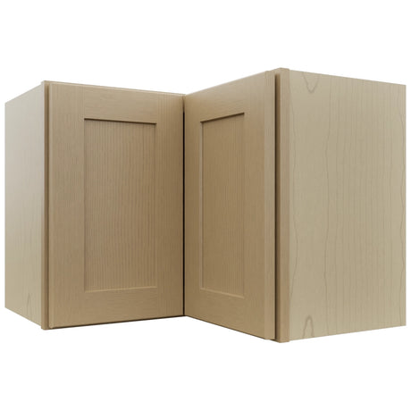 Fabuwood Galaxy Natural Oak WPC2418 Wall Corner Pie Cabinet, Front View