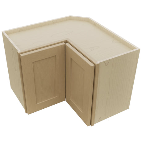 Fabuwood Galaxy Natural Oak WPC2418 Wall Corner Pie Cabinet, Top View
