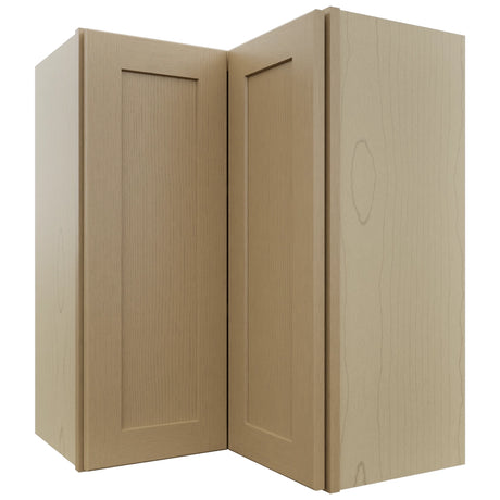 Fabuwood Galaxy Natural Oak WPC2430 Wall Corner Pie Cabinet, Front View