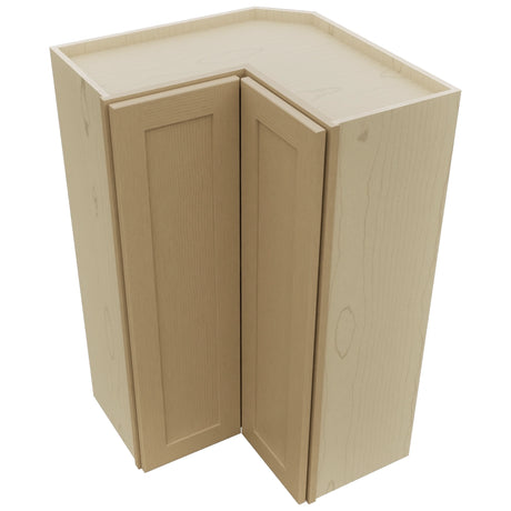 Fabuwood Galaxy Natural Oak WPC2439 Wall Corner Pie Cabinet, Top View