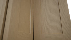 Fabuwood Galaxy Natural Oak WPC2439 Wall Corner Pie Cabinet, Detail View
