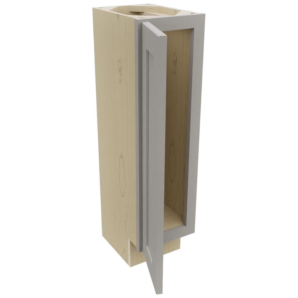 Fabuwood Galaxy Nickel B09FD-12D Base Full Door Cabinet, Open View