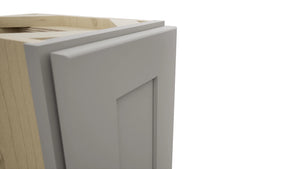 Fabuwood Galaxy Nickel B09FD-12D Base Full Door Cabinet, Detail View