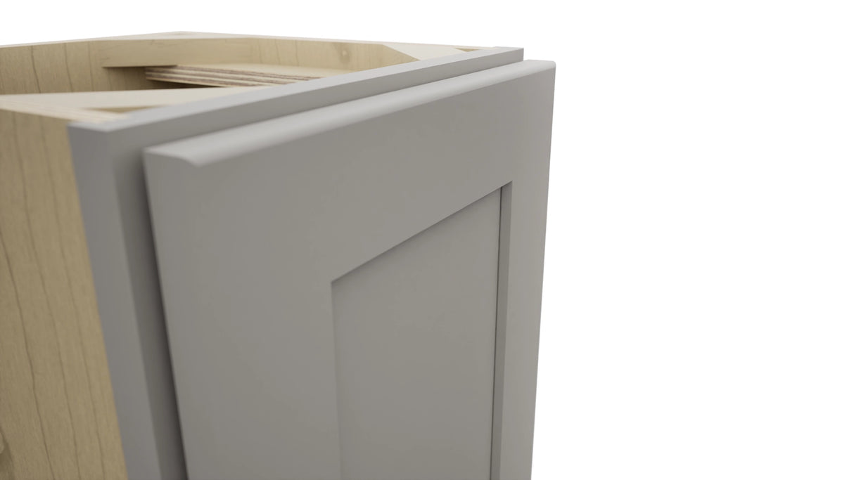 Fabuwood Galaxy Nickel B12FD-12D Base Full Door Cabinet, Detail View