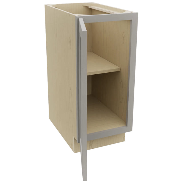 Fabuwood Galaxy Nickel B15FD Base Full Door Cabinet, Open View