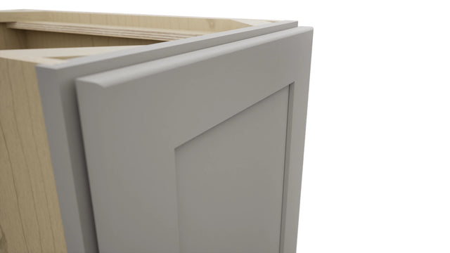 Fabuwood Galaxy Nickel B15FD Base Full Door Cabinet, Detail View