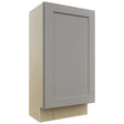 Fabuwood Galaxy Nickel B18FD-12D Base Full Door Cabinet, Front View