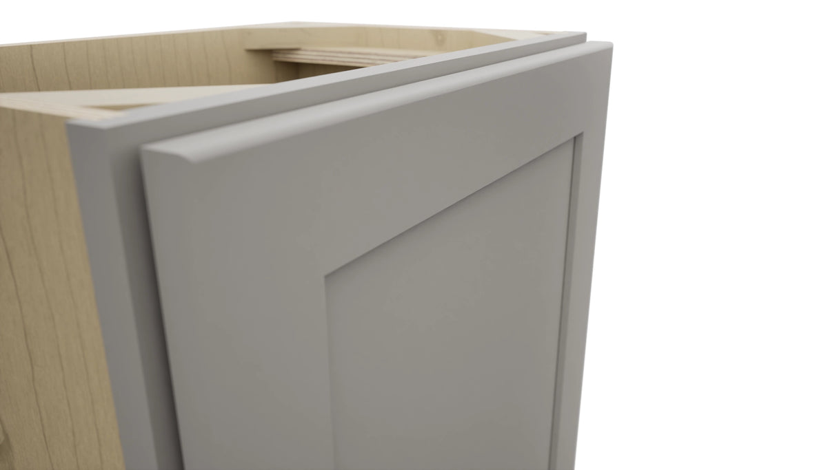 Fabuwood Galaxy Nickel B18FD-12D Base Full Door Cabinet, Detail View