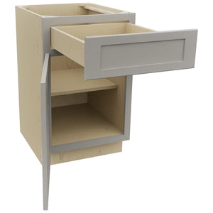 Fabuwood Galaxy Nickel B21 Base Standard Cabinet, Open View