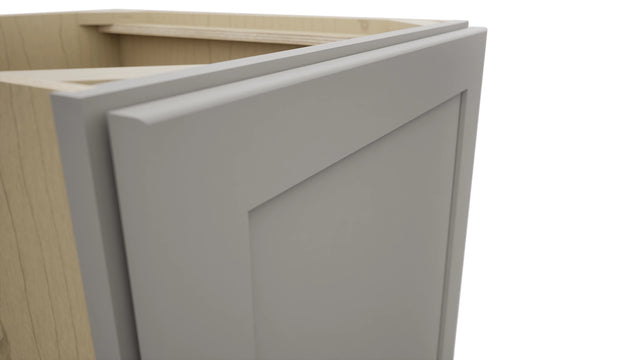 Fabuwood Galaxy Nickel B21FD Base Full Door Cabinet, Detail View