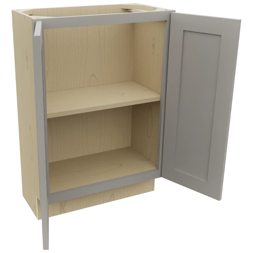 Fabuwood Galaxy Nickel B24FD-12D Base Full Door Cabinet, Open View