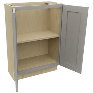 Fabuwood Galaxy Nickel B24FD-12D Base Full Door Cabinet, Open View
