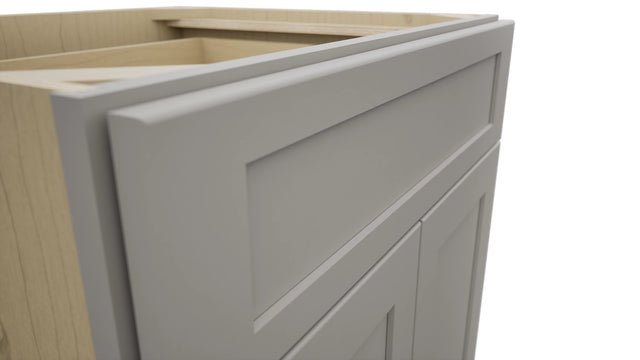 Fabuwood Galaxy Nickel B27 Base Standard Cabinet, Detail View