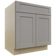Fabuwood Galaxy Nickel B30 Base Standard Cabinet, Front View