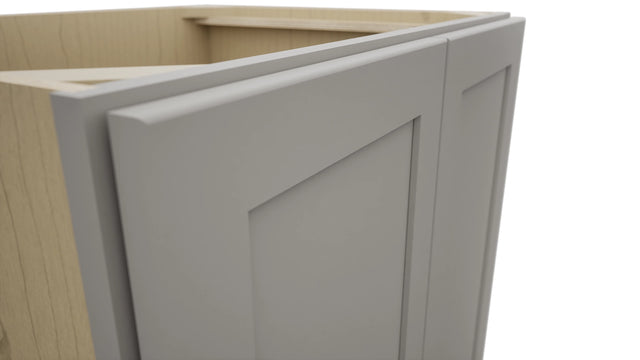 Fabuwood Galaxy Nickel B30FD Base Full Door Cabinet, Detail View