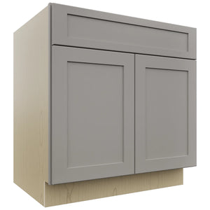 Fabuwood Galaxy Nickel B33SDF Base Standard Cabinet, Front View