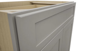 Fabuwood Galaxy Nickel B33SDF Base Standard Cabinet, Detail View