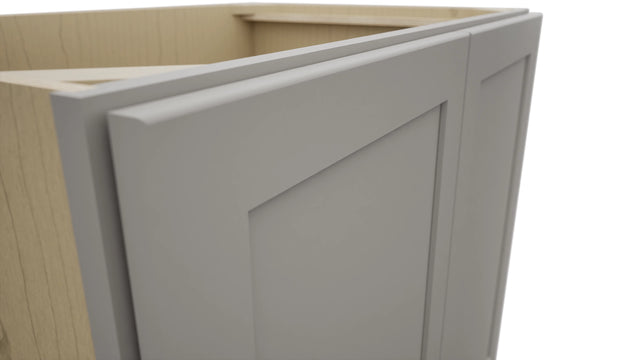 Fabuwood Galaxy Nickel B36FD Base Full Door Cabinet, Detail View