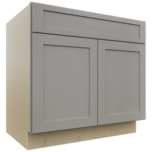 Fabuwood Galaxy Nickel B36SDF Base Standard Cabinet, Front View