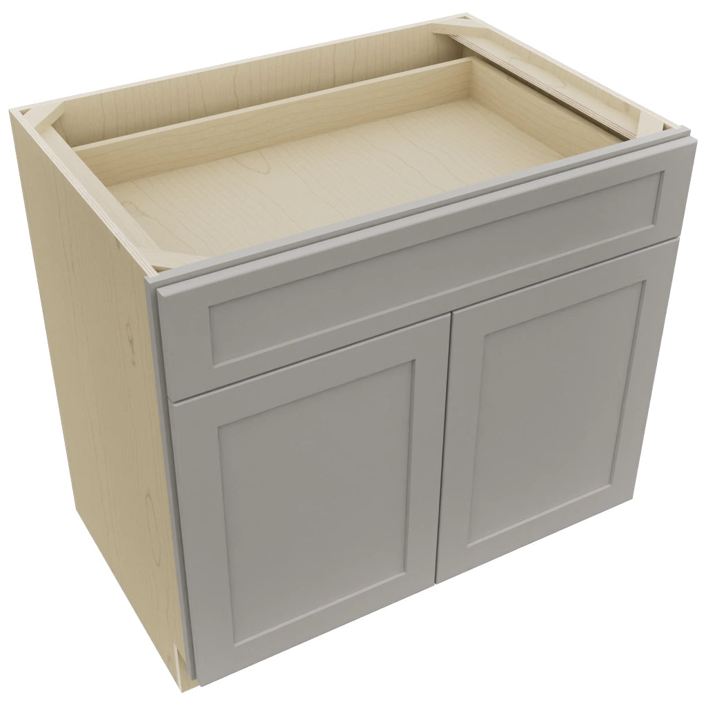 Fabuwood Galaxy Nickel B36SDF Base Standard Cabinet, Top View
