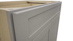 Fabuwood Galaxy Nickel B36SDF Base Standard Cabinet, Detail View