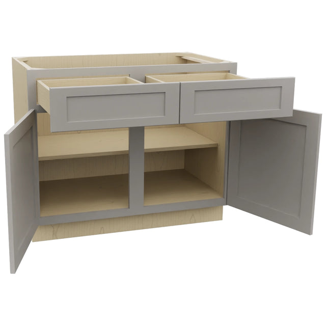 Fabuwood Galaxy Nickel B42 Base Standard Cabinet, Open View