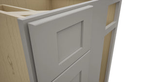 Fabuwood Galaxy Nickel BLB36/39 Base Corner Blind Cabinet, Detail View