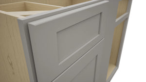 Fabuwood Galaxy Nickel BLB42/45 Base Corner Blind Cabinet, Detail View