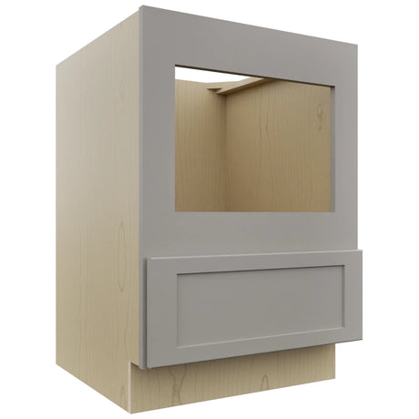 Fabuwood Galaxy Nickel BMC24 Base Microwave Cabinet, Front View