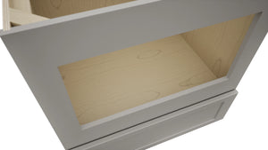 Fabuwood Galaxy Nickel BMC30 Base Microwave Cabinet, Detail View
