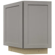 Fabuwood Galaxy Nickel BRA24 Base Return Angle Cabinet, Front View