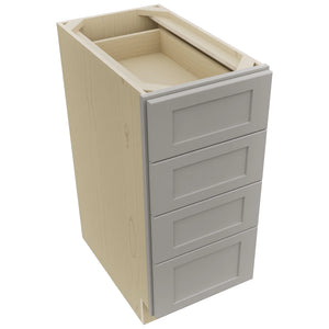 Fabuwood Galaxy Nickel DB15-4 Base 4 Drawers Cabinet, Top View