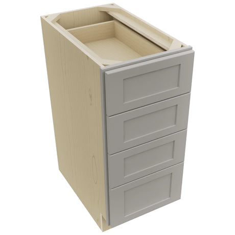Fabuwood Galaxy Nickel DB15-4 Base 4 Drawers Cabinet, Top View