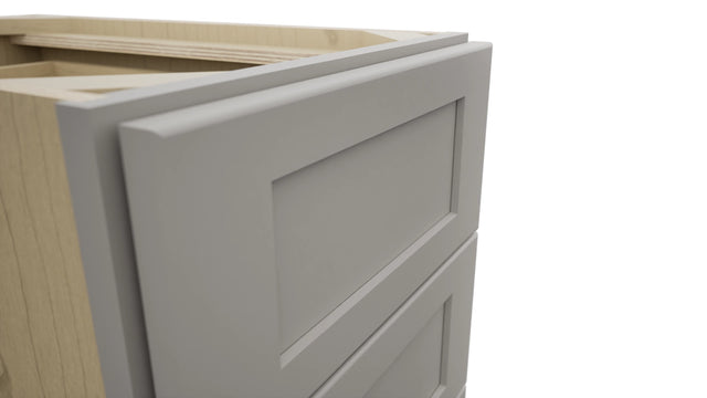 Fabuwood Galaxy Nickel DB15-4 Base 4 Drawers Cabinet, Detail View