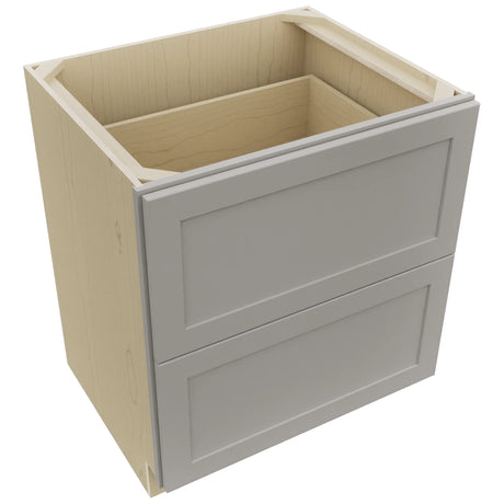 Fabuwood Galaxy Nickel DB30-2 Base 2 Drawers Cabinet, Top View