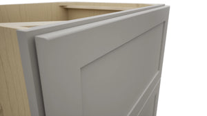Fabuwood Galaxy Nickel DB30-2 Base 2 Drawers Cabinet, Detail View