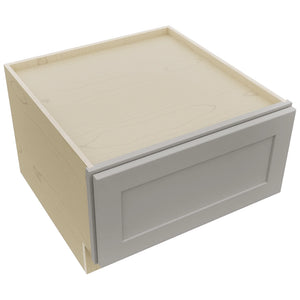 Fabuwood Galaxy Nickel DBS24 Base Bench Seat Cabinet, Top View