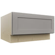 Fabuwood Galaxy Nickel DBS30 Base Bench Seat Cabinet, Front View