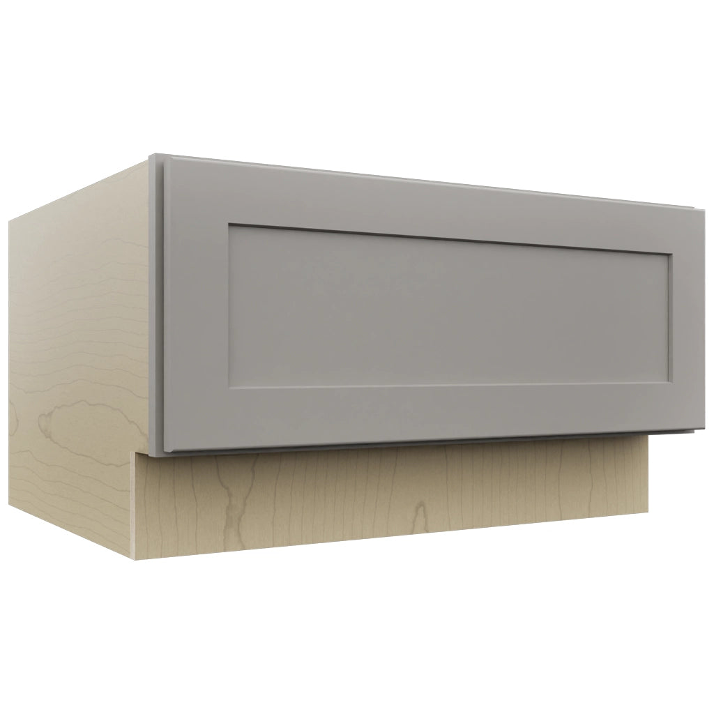 Fabuwood Galaxy Nickel DBS30 Base Bench Seat Cabinet, Front View