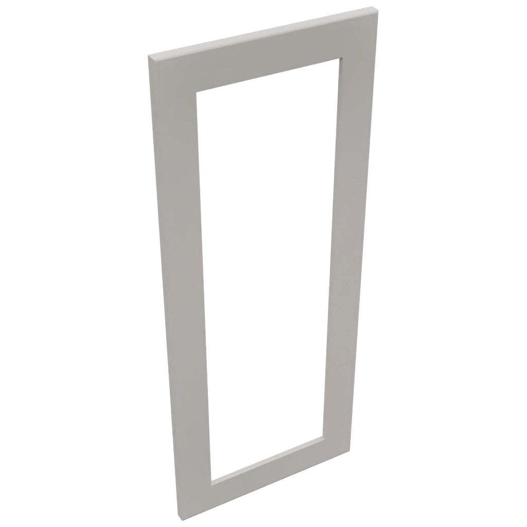 Fabuwood Galaxy Nickel DS DFG1536 Wall Prepped Door, Top View