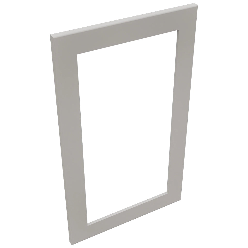 Fabuwood Galaxy Nickel DS DFG1830 Wall Prepped Door, Top View