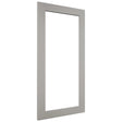 Fabuwood Galaxy Nickel DS DFG1836 Wall Prepped Door, Front View
