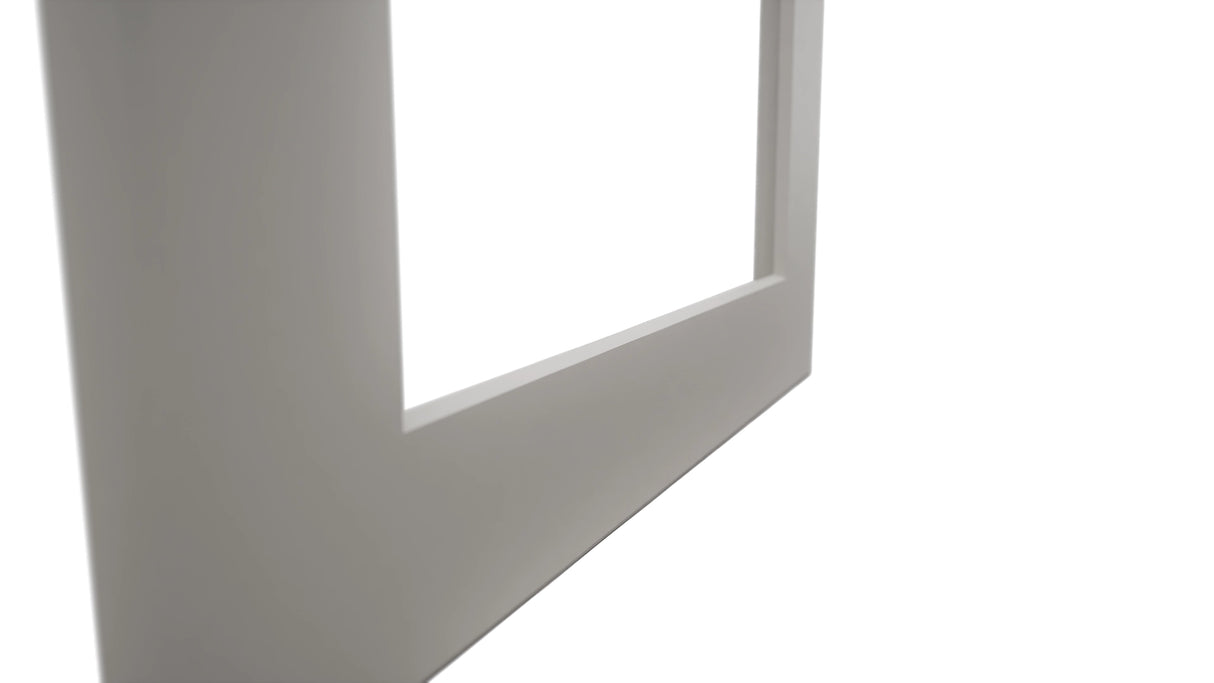 Fabuwood Galaxy Nickel DS DFG1836 Wall Prepped Door, Detail View