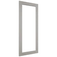 Fabuwood Galaxy Nickel DS DFG1842 Wall Prepped Door, Front View
