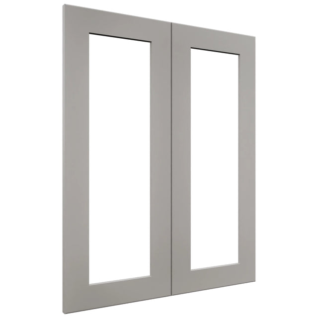 Fabuwood Galaxy Nickel DS DFG2430 Wall Prepped Door, Front View