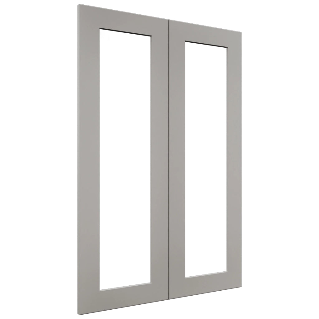 Fabuwood Galaxy Nickel DS DFG2436 Wall Prepped Door, Front View