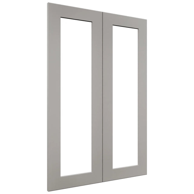 Fabuwood Galaxy Nickel DS DFG2436 Wall Prepped Door, Front View