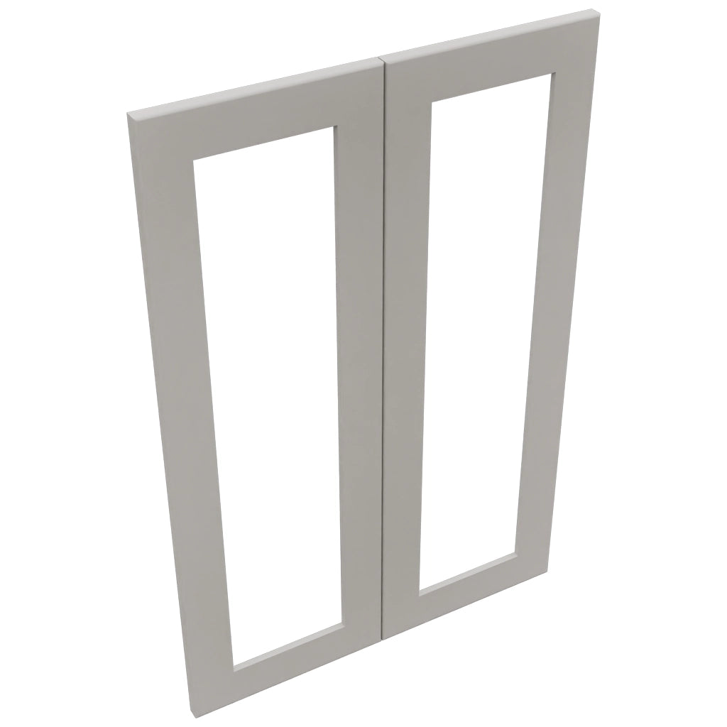 Fabuwood Galaxy Nickel DS DFG2436 Wall Prepped Door, Top View